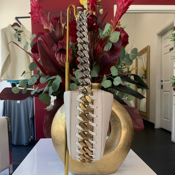 Stella McCartney Ivory Frayme Small Shoulder Bag - Picture 3 of 8